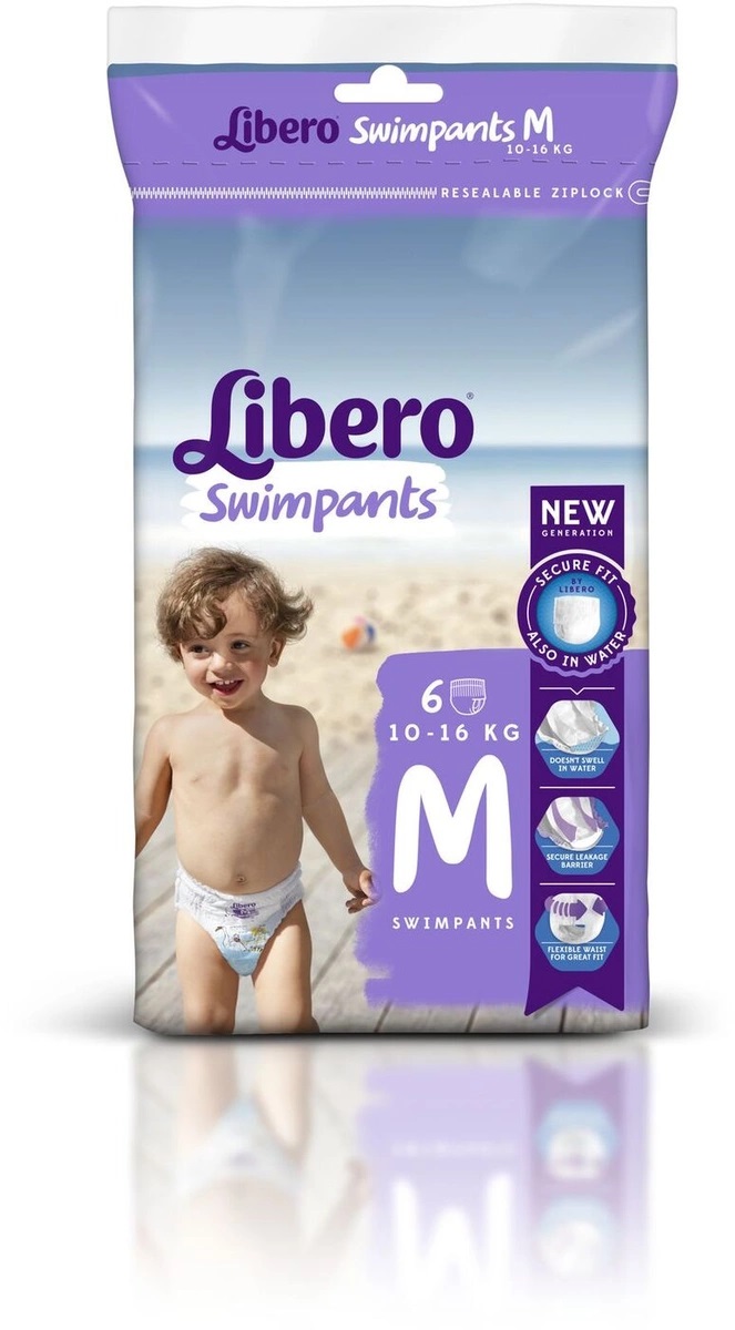 Libero Трусики для плавания Swimpants Small (10-16 кг) 6 шт