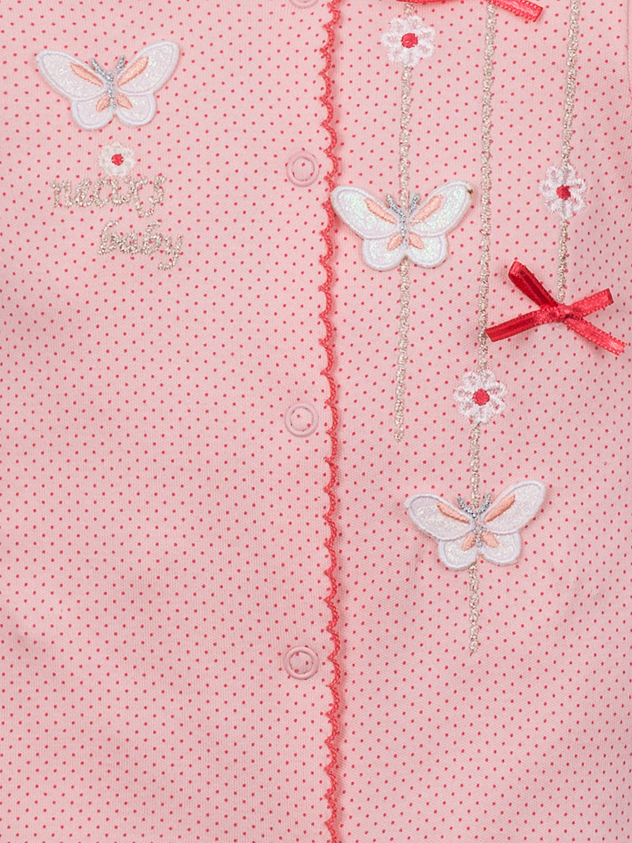 Комбинезоны для малышей "Butterflies with bows red"