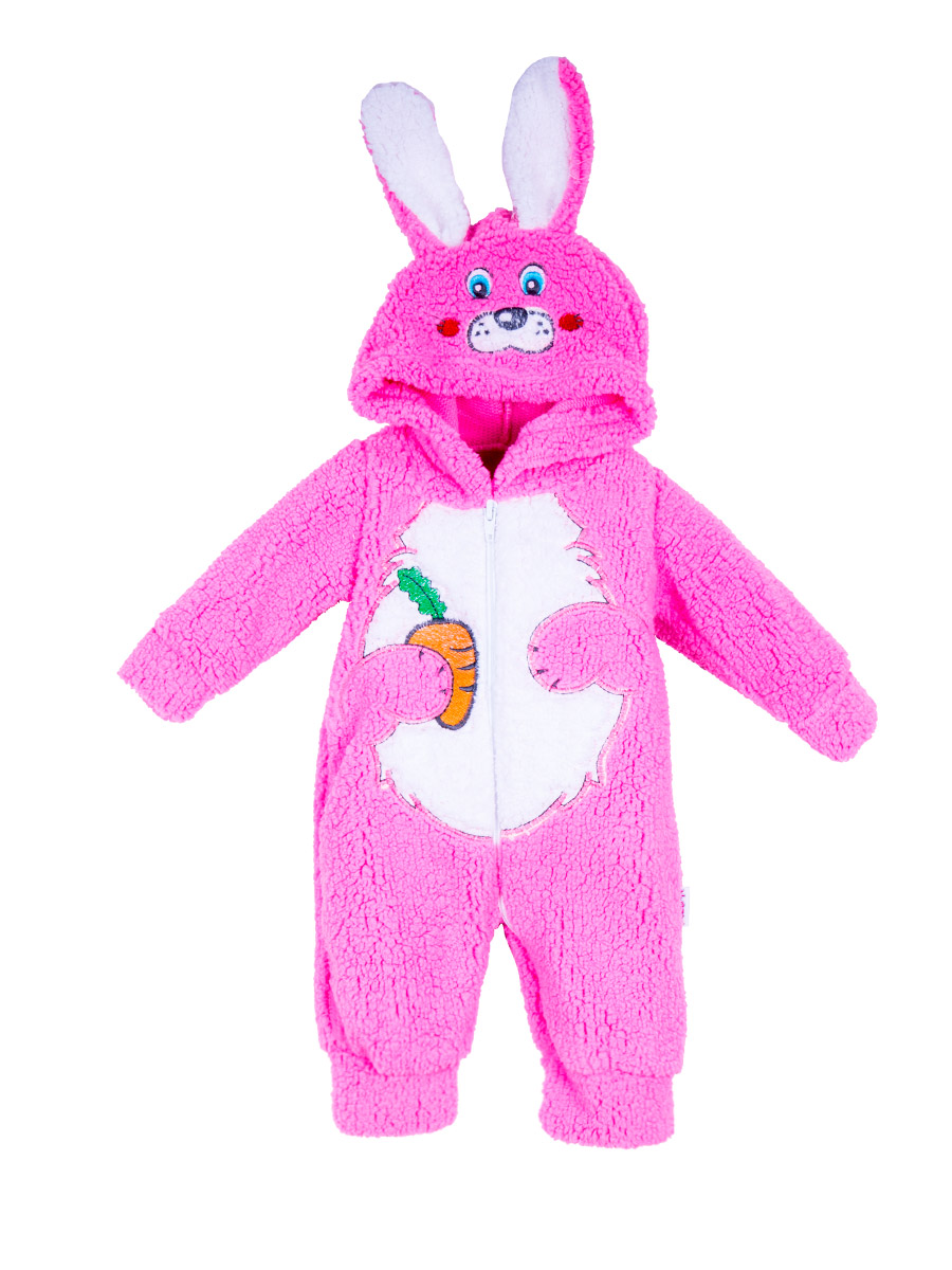 Комбинезоны для детей "Bunny with carrot pink"