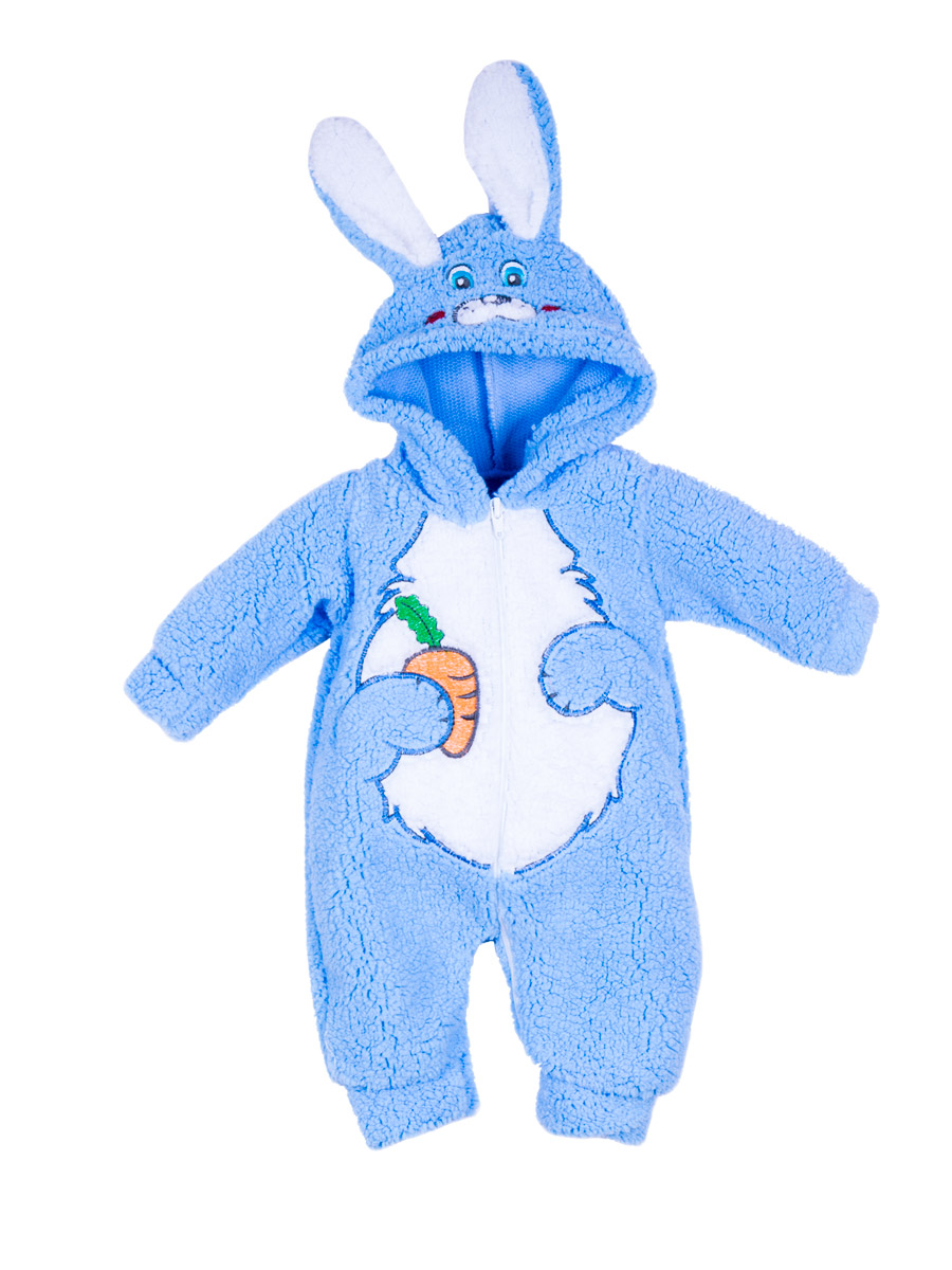 Комбинезоны для детей "Bunny with carrot blue"
