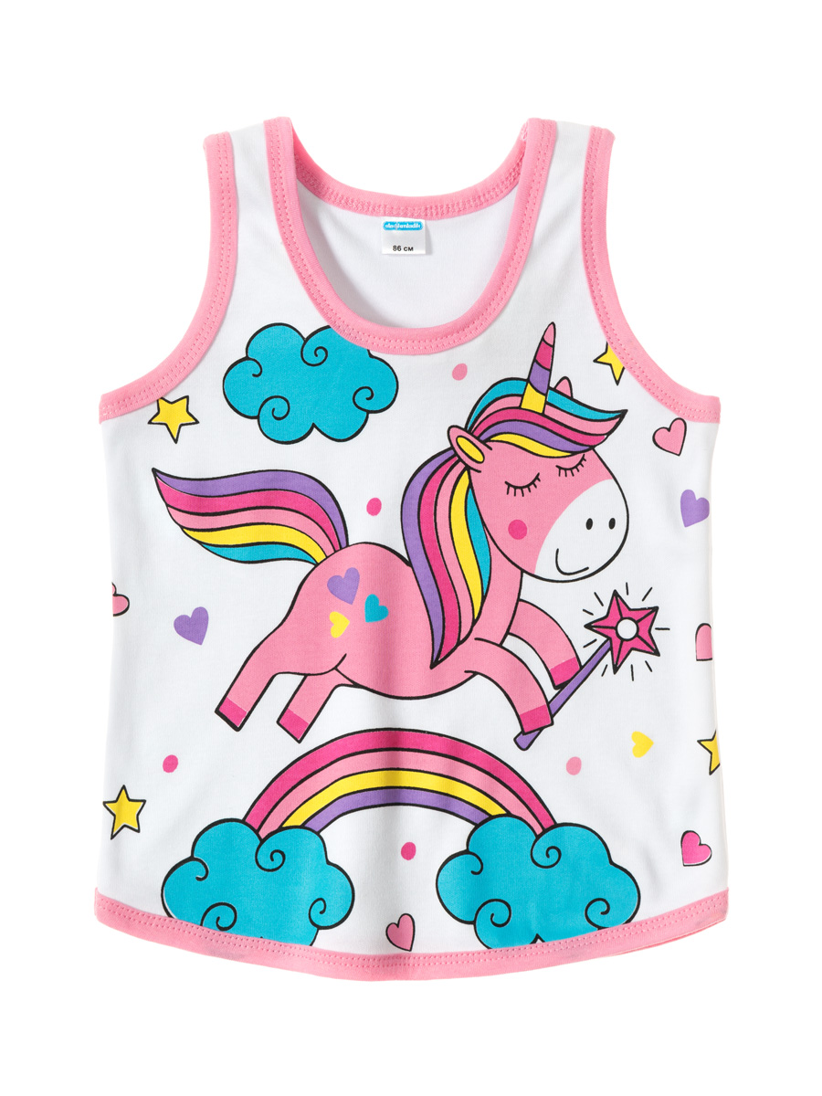 Майка для девочки Rainbow horse