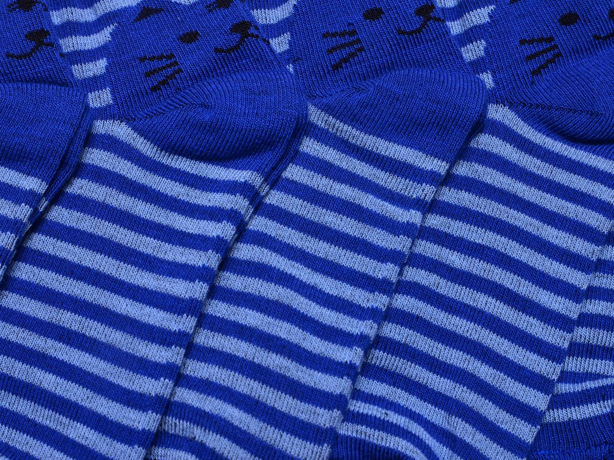 Носки для детей "Cat dark blue"