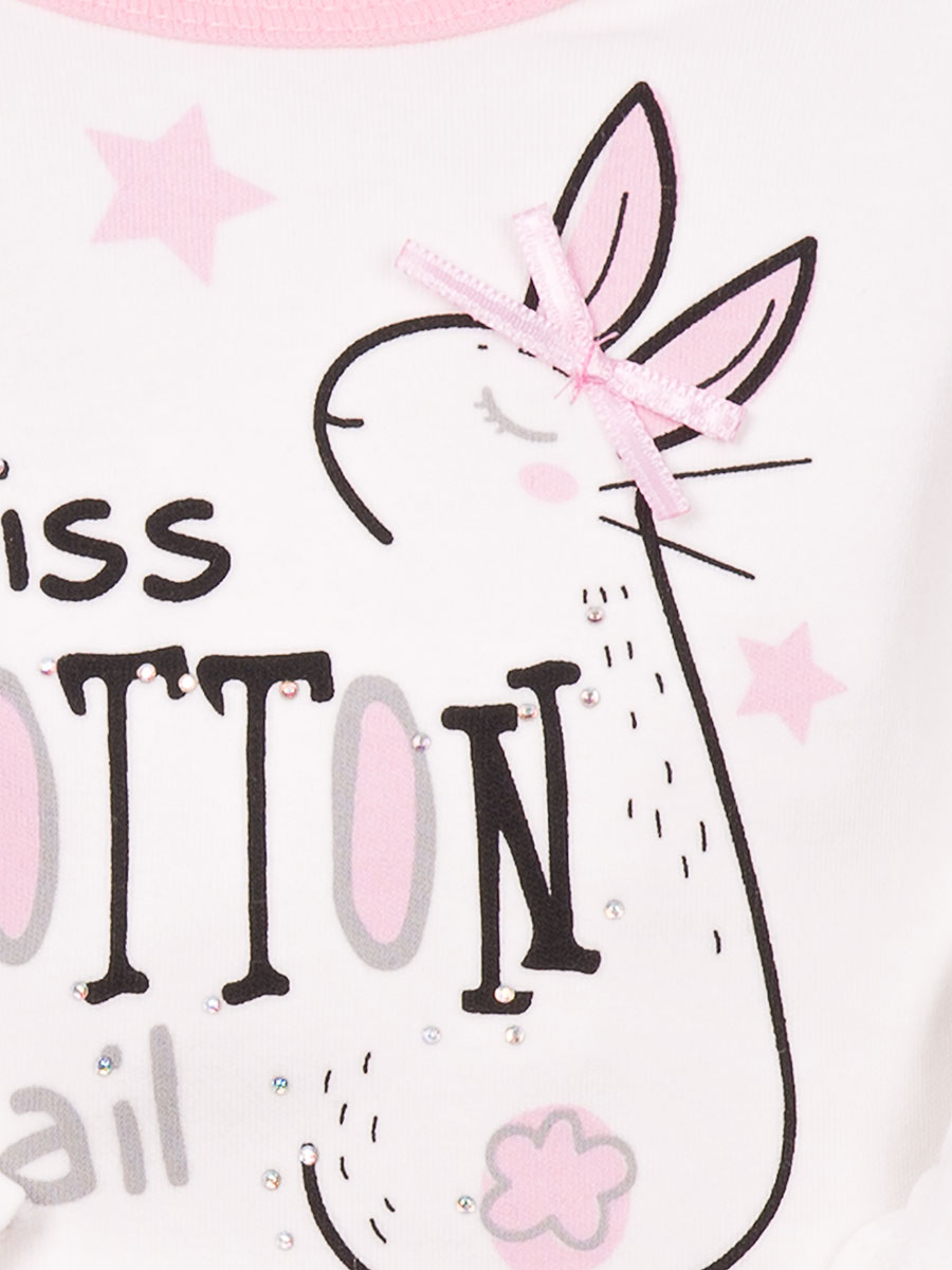 Боди для малышей "Miss cotton pink"