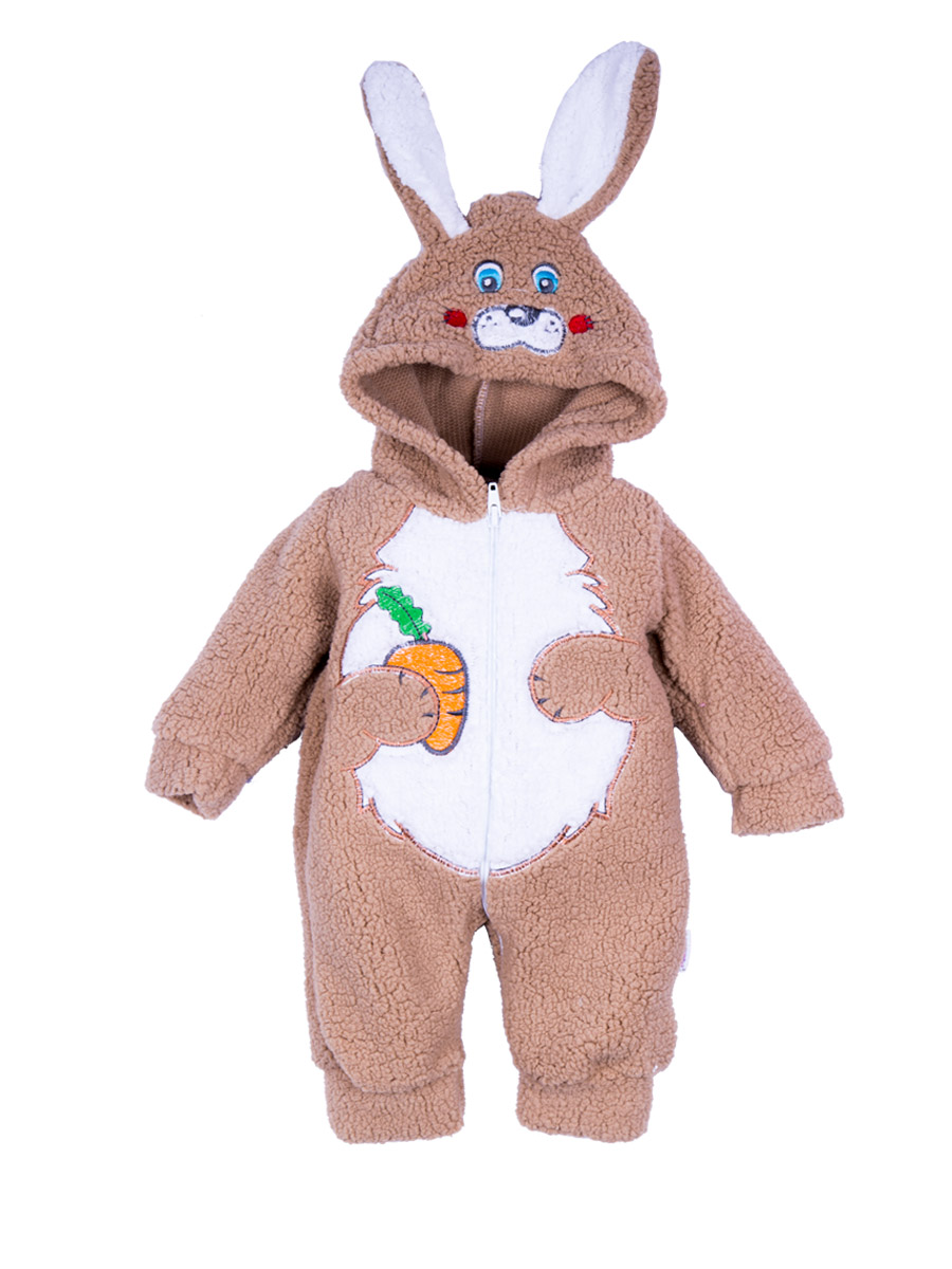 Комбинезоны для детей "Bunny with carrot brown"