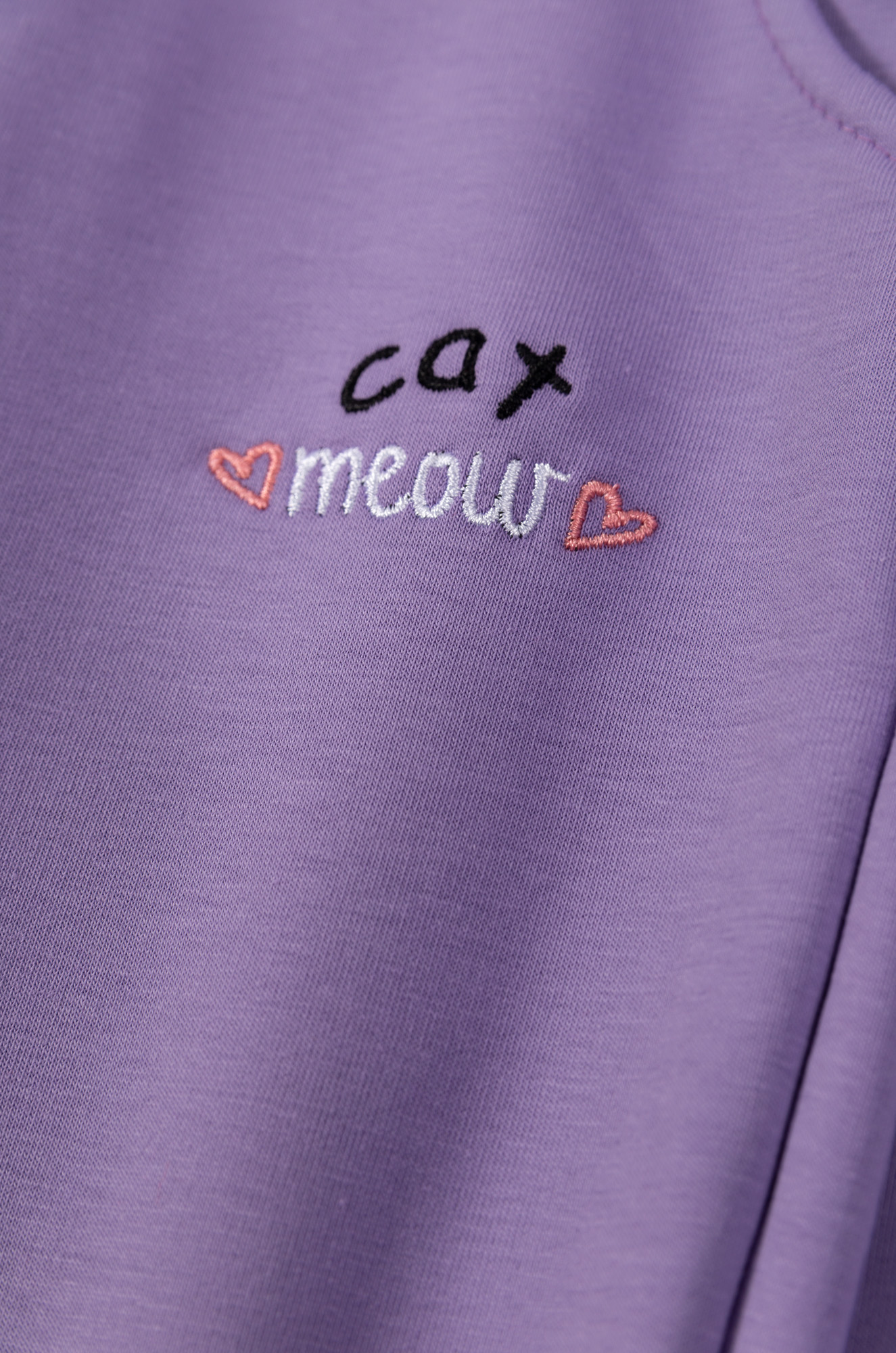 Штаны для девочек "Cat meaw lilac"