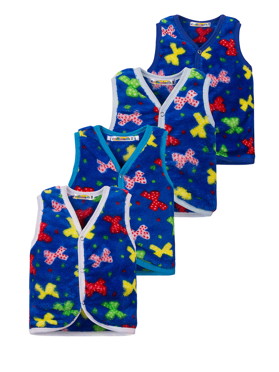 Флисовые жилетки для малышей "Bright bows"