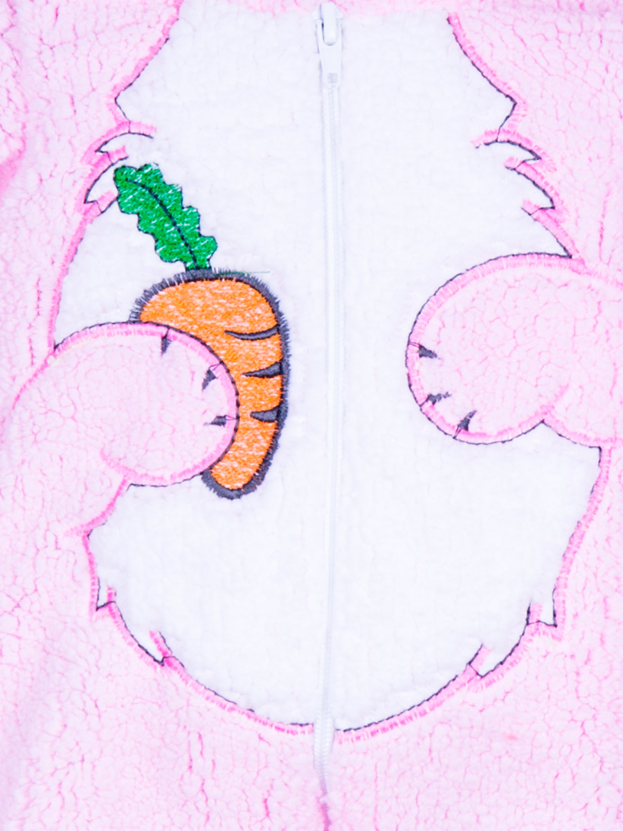 Комбинезоны для детей "Bunny with carrot light pink"